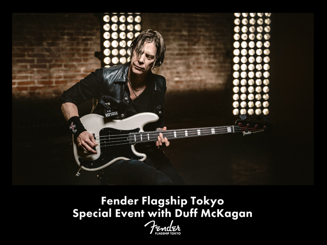 Fender Flagship Tokyo Special Event with Duff McKagan