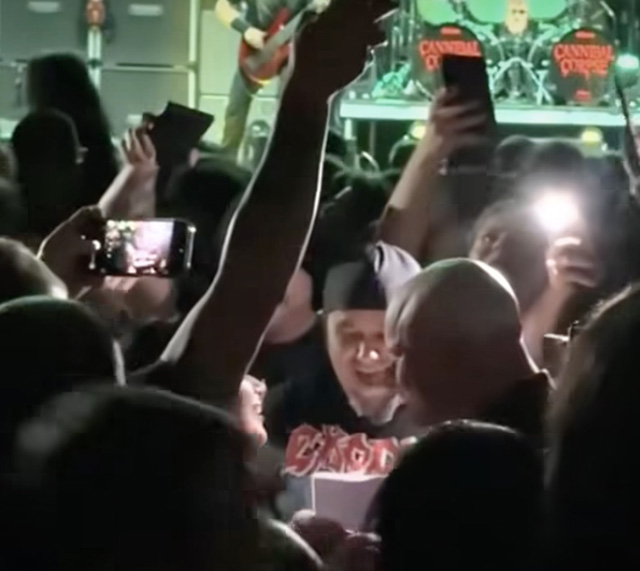 Circle pit wedding ceremony during Cannibal Corpse in Pittsburgh