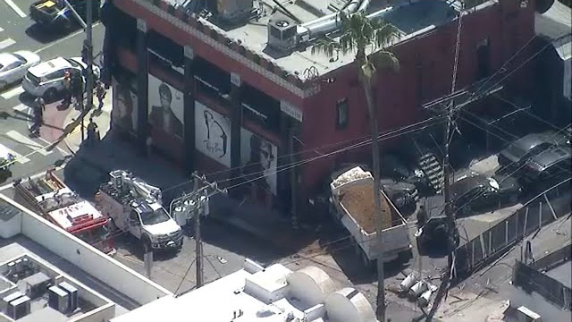 Dump truck slams into iconic 'Whisky a Go Go' music venue in Hollywood
