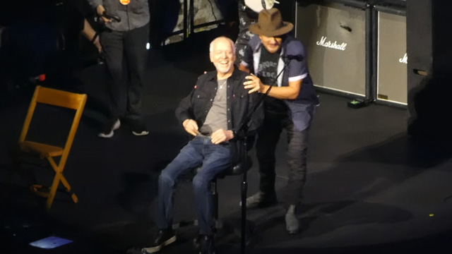 Peter Frampton and Eddie Vedder of Pearl Jam,