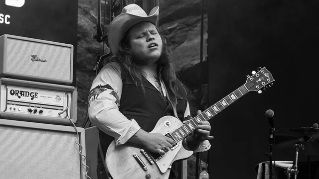 Marcus King playing the YardBurst at Red Rocks Amphitheatre (Image credit: Matt's Guitar Shop)