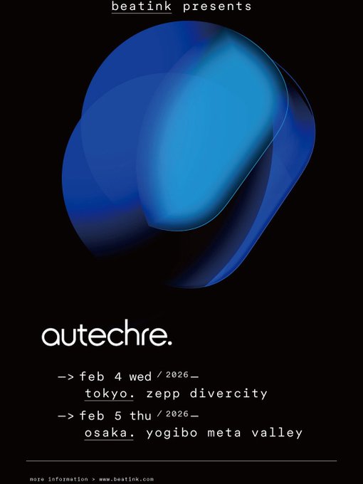 autechre japan twentytwentysix