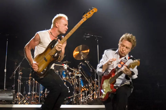 Sting and Andy Summers Photo by Jeff Vinnick, Getty Images