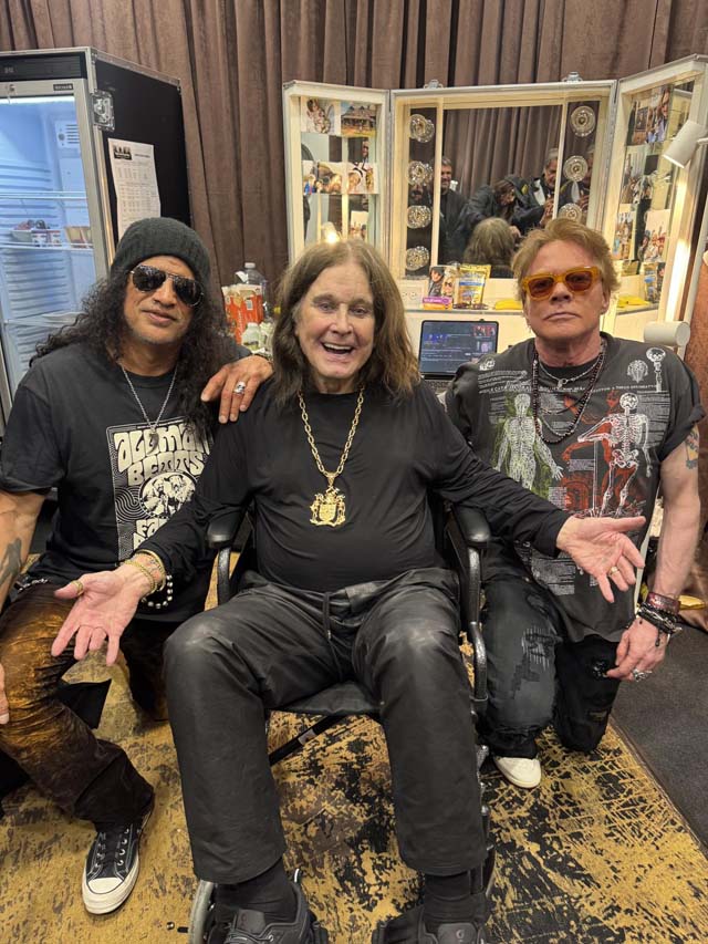 Guns N’ Darkness - Ozzy Osbourne with Axl Rose, Slash