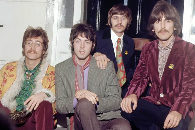 The Beatles in 1967 - Credit : Jeff Hochberg/Getty