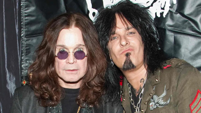 Ozzy Osbourne and Nikki Sixx (Image credit: Anna Webber/WireImage)