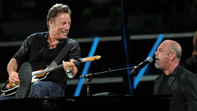 Bruce Springsteen and Billy Joel (Photo by Dimitrios Kambouris/WireImage)