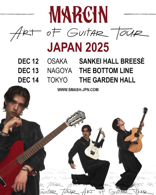 MARCIN Art of Guitar Tour - Japan 2025