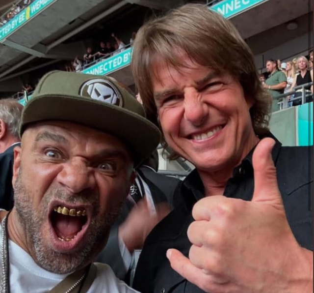 Goldie with Tom Cruise -  Goldie's Instagram