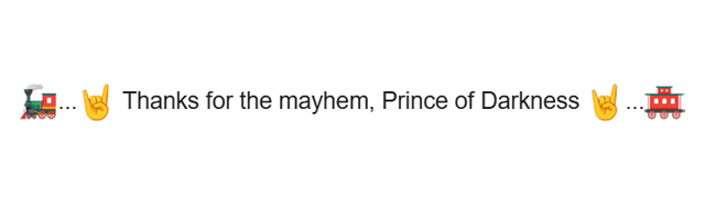 Google - tribute to Ozzy Osbourne