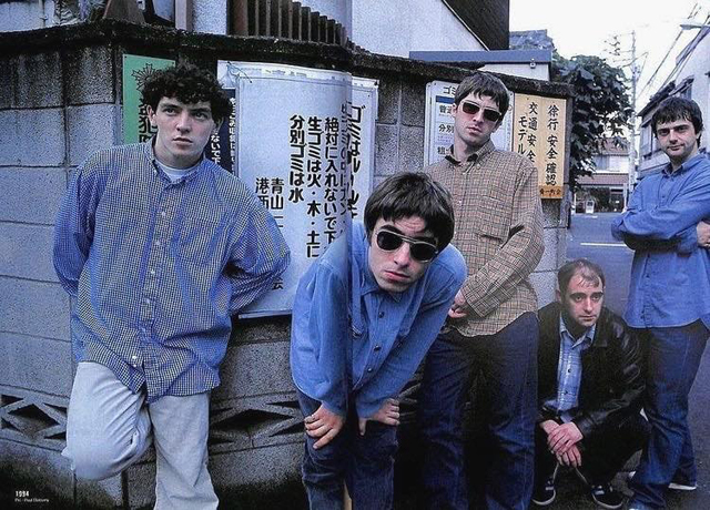 Oasis in Japan in 1994