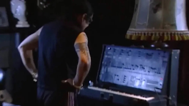 Ozzy Osbourne with his ARP 2600. (Image credit: MTV)