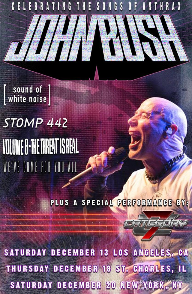 John Bush performing songs from his era of ANTHRAX