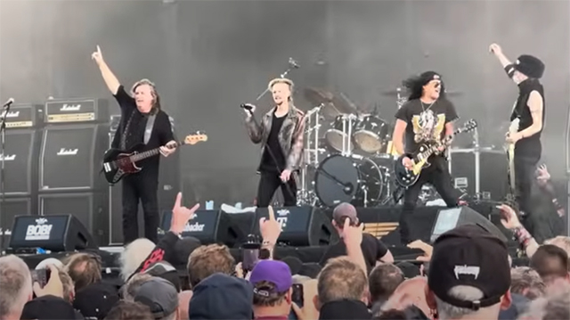 Michael Schenker with Slash at Wacken 2025