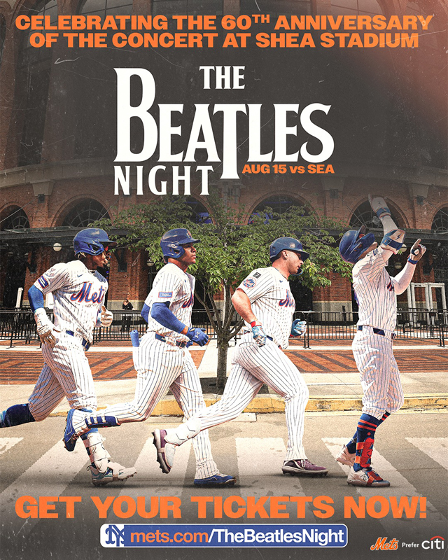 New York Mets - The Beatles Night – Friday, August 15