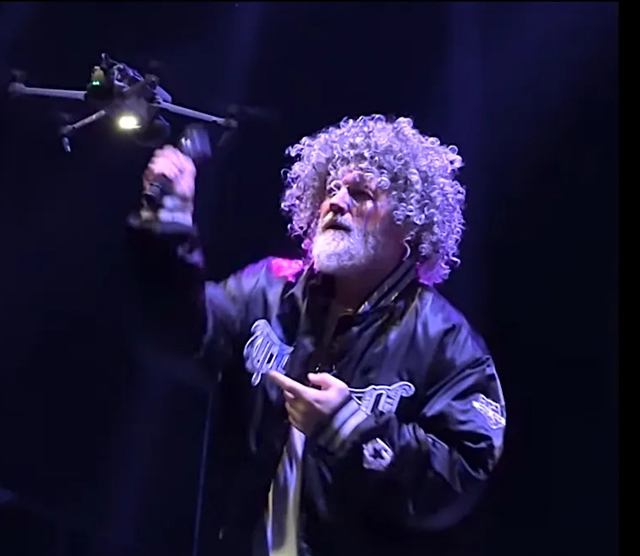 Limp Bizkit’s Fred Durst swats drone