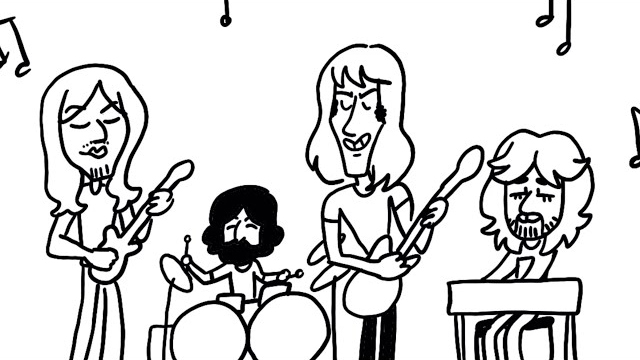 Zeivara - A Pink Floyd history summary animation (1965-2005)