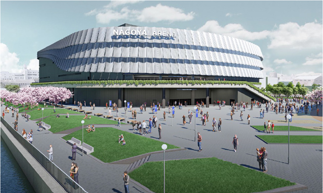 「（仮称）名古屋アリーナ」外観イメージ