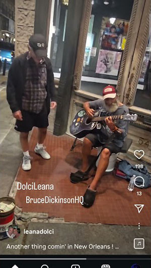 Bruce Dickinson singing 