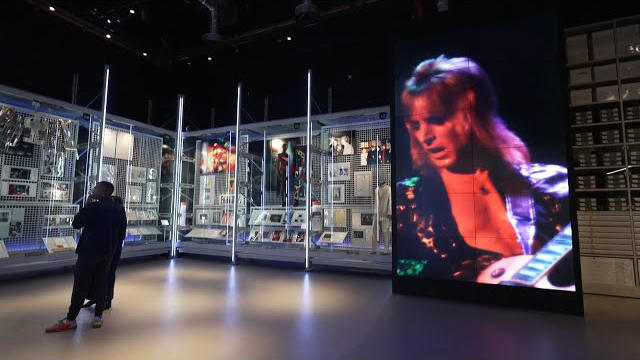 Channel 4 News - Museum Space Oddity: David Bowie’s archive ready to order at V&A East