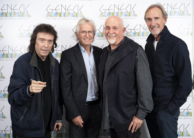 Steve Hackett, Tony Banks, Peter Gabriel, Mike Rutherford (Image credit: Will Ireland)
