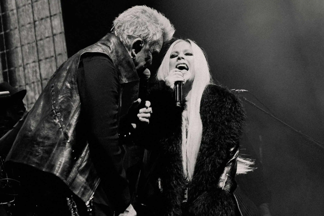 Billy Idol and Avril Lavigne in September 2025. Photo by Alex Justice