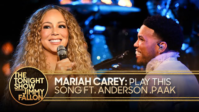 Mariah Carey: Play This Song ft. Anderson .Paak | The Tonight Show Starring Jimmy Fallon