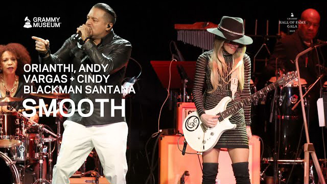 Orianthi, Andy Vargas and Cindy Blackman Santana -  GRAMMY Hall Of Fame Gala - May 16, 2025.
