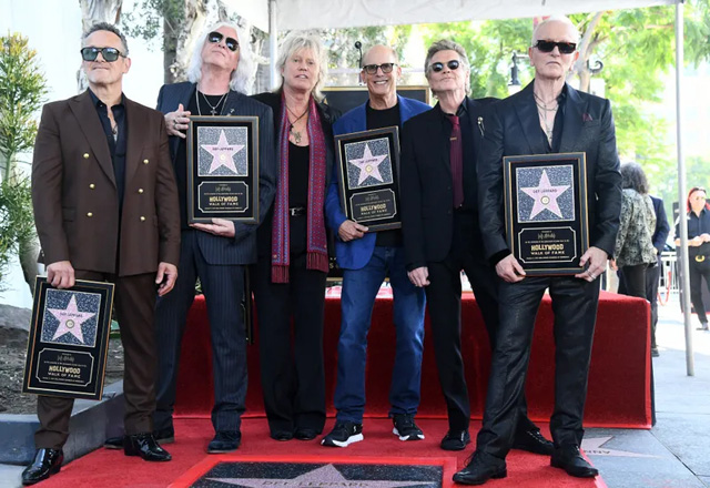 Def Leppard Honored With Star On Hollywood Walk Of Fame on October 09, 2025 in Hollywood, California. Photo credit Alberto E. Rodriguez/Getty Images