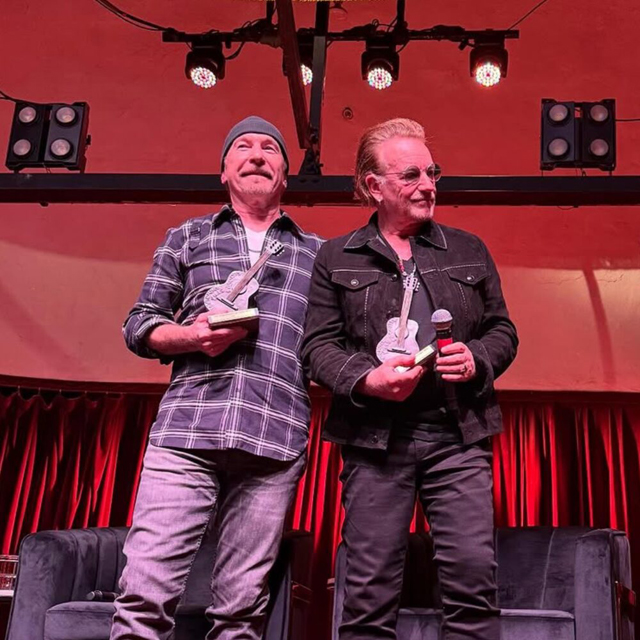 U2 Bono & The Edge - Woody Guthrie Award 2025 ceremony