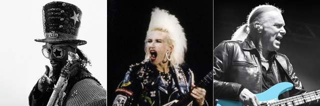 Bootsy Collins, Jennifer Batten, Billy Sheehan