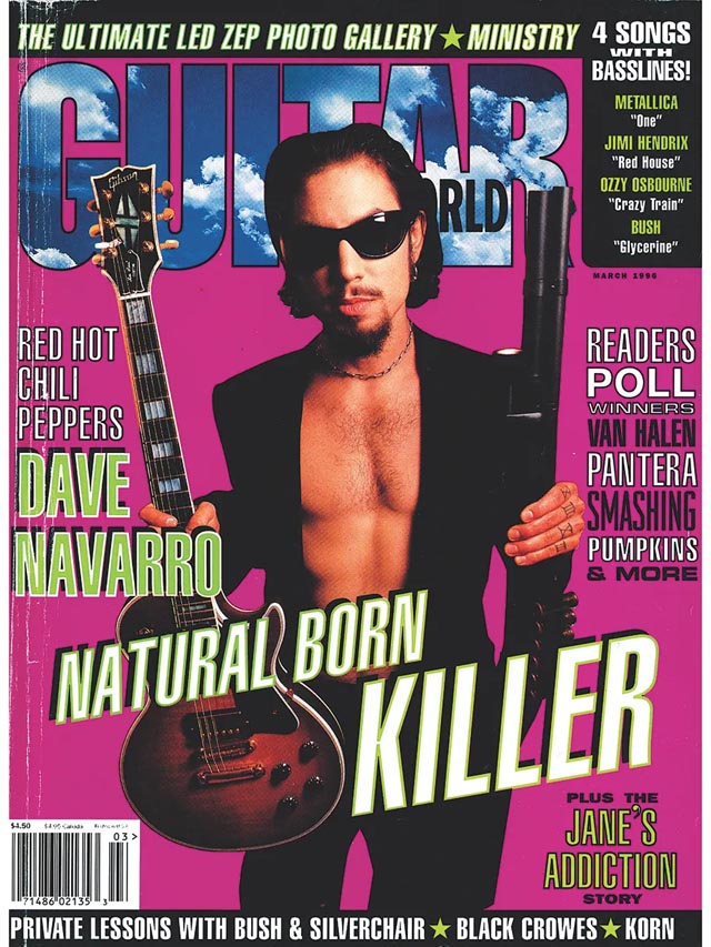 Guitar World March 1996 issue (Image credit: Guitar World/Future)