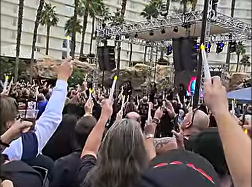 ACE FREHLEY Moment of Silence Paul Stanley KISS KRUISE VEGAS