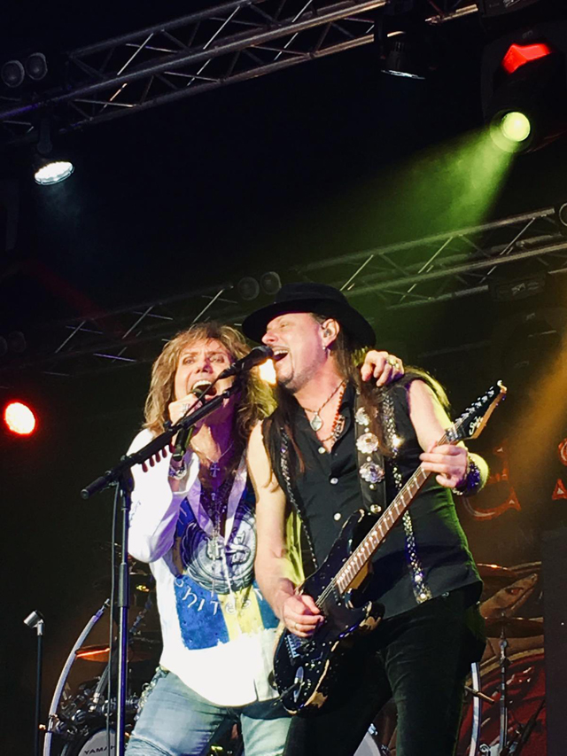 David Coverdale and Reb Beach