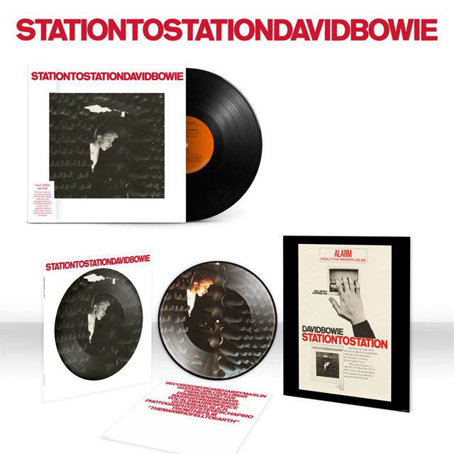 DAVID BOWIE ’STATION TO STATION’ 50th ANNIVERSARY HALF-SPEED MASTERED LP 50th ANNIVERSARY PICTURE DISC LP WITH POSTER LIMITED EDITION