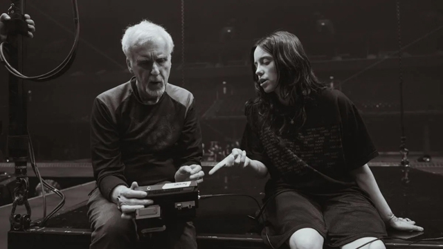 Billie Eilish and James Cameron. photo by Henry Hwu