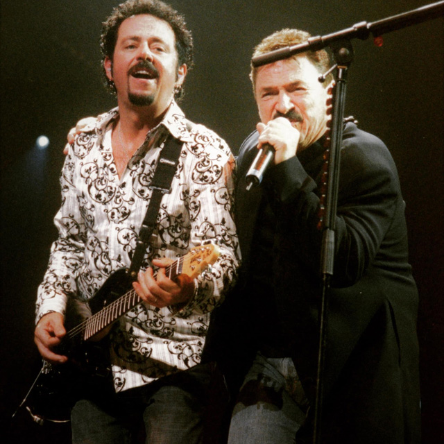 Steve Lukather and Bobby Kimball Photo by:Geen Schippers