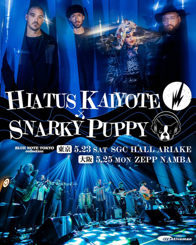HIATUS KAIYOTE × SNARKY PUPPY Japan Tour 2026