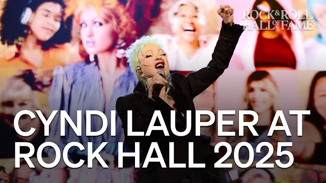Cyndi Lauper Full Performance | Rock Hall 2025 Induction
