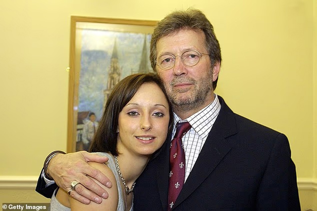 Eric Clapton and daughter Ruth Clapton in 2003