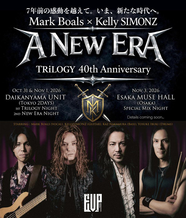 Mark Boals × Kelly SIMONZ - TRILOGY 40th Anniversary × A New Era