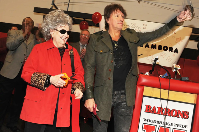 Richie Sambora with his mother Joan Sambora in New Jersey in November 2009. (c)Theo Wargo/Getty