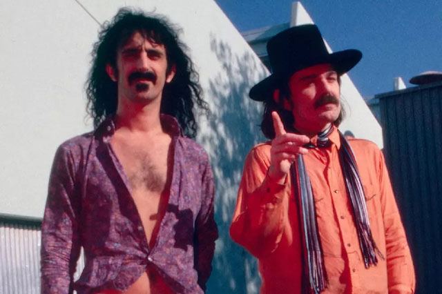 Frank Zappa and Captain Beefheart - Photo by John Williams