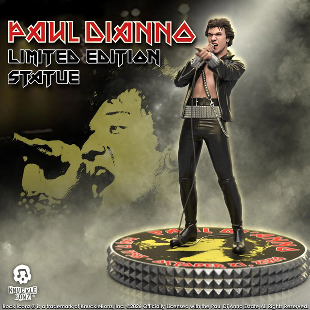 Paul Di'Anno KnuckleBonz Statue