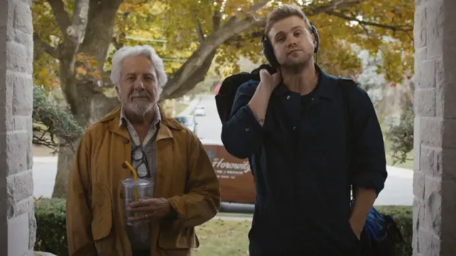 Dustin Hoffman and Leo Woodall in 'Tuner' (c)Black Bear