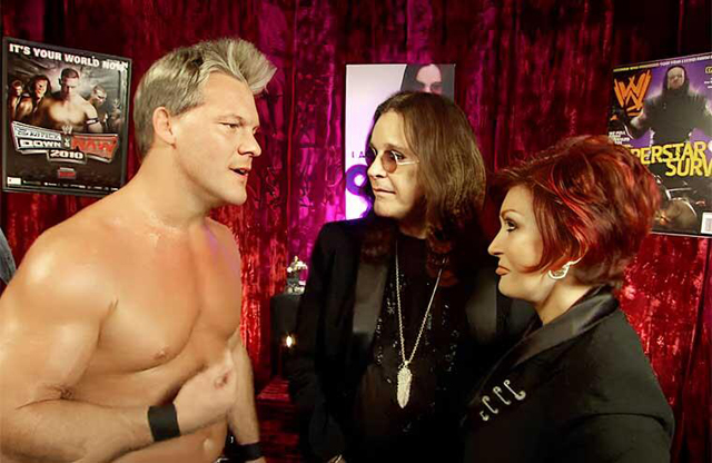 Chris Jerich and Ozzy & Sharon Osbourne