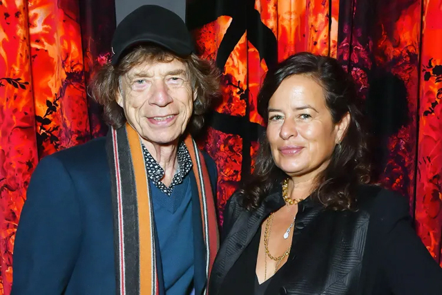 Mick and Jade Jagger in November 2023 in London.　Credit : Dave Benett/Getty