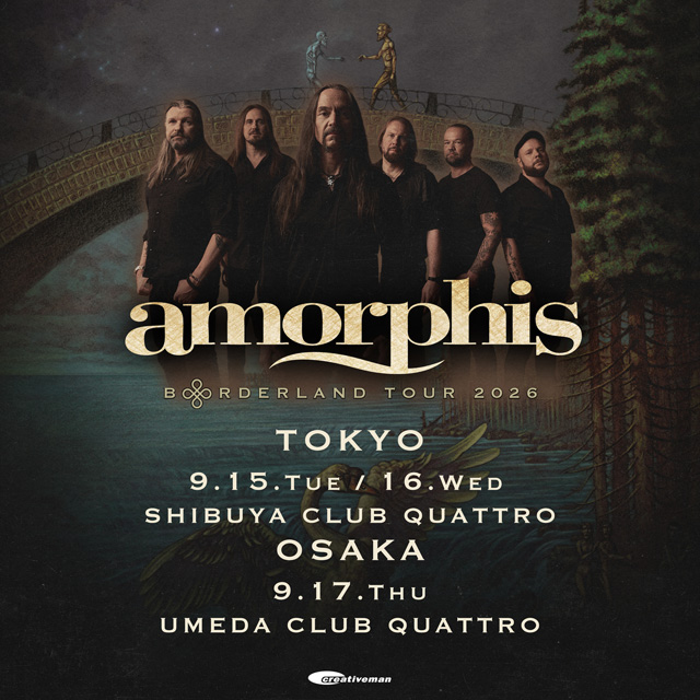AMORPHIS BORDERLAND JAPAN TOUR 2026