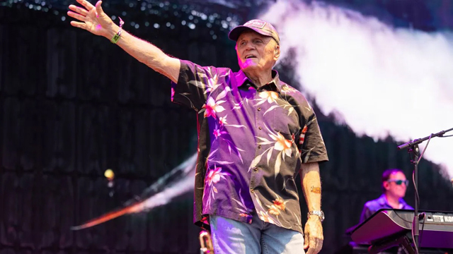 Bruce Johnston with the Beach Boys, photo by Barry Brecheisen/Getty Images