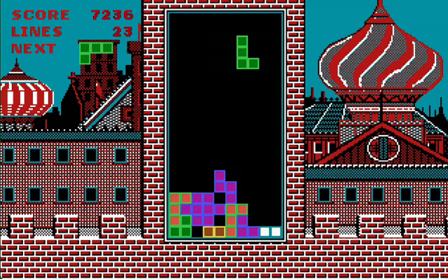 スペクトラム・ホロバイト版テトリス - 写真提供：The Tetris Company